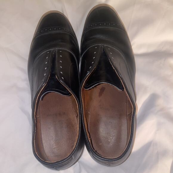 Allen Edmonds Fifth Avenue Men\'s Shoes Sz 9.5‎ 3E Black Leather Cap Toe Oxford main image 14